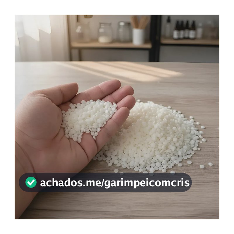 Cera Lentilhada Solven Eco Mix Parafina Soja Para Velas 1 kg