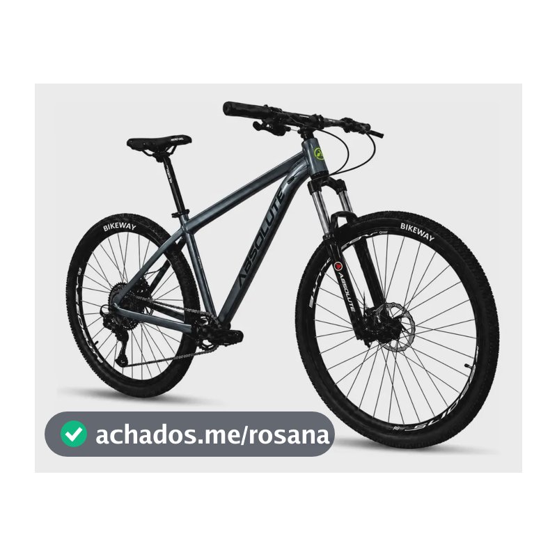 Bicicleta Absolute Nero 6 Aro 29 Câmbio Shimano Deore 12v Cinza/preto 17