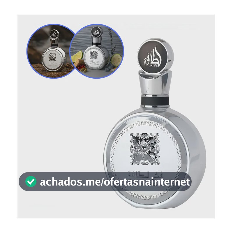 Perfume Lattafa Fakhar Platin Eau de Parfum Unissex 100ML