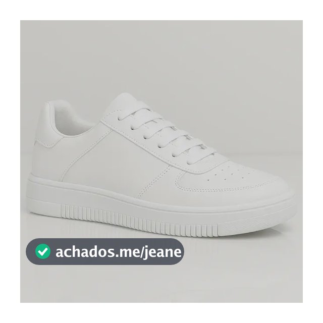 Tenis Casual Masculino Conforto Air Basico Branco Ortopedico