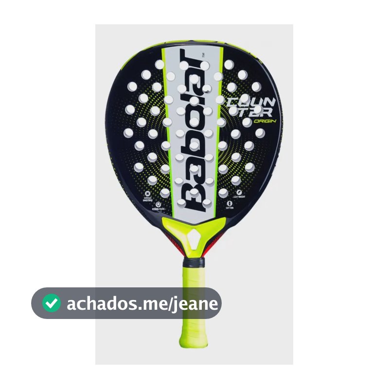 Paleta de padel Babolat Counter Origin 2025 - Olivos locais, cor amarela