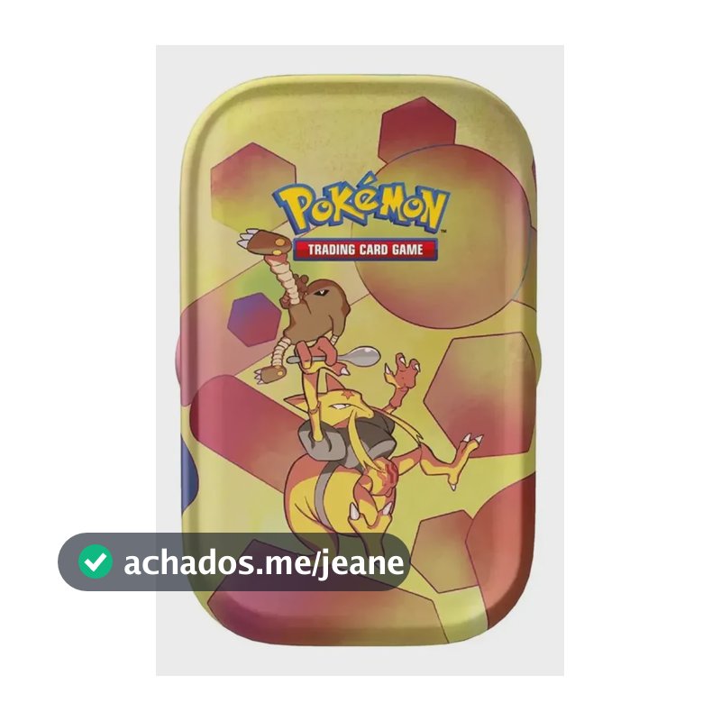 Pokemon Mini Tin - 151 - Alakazam - Original Lacrado Inglês 151 Inglês