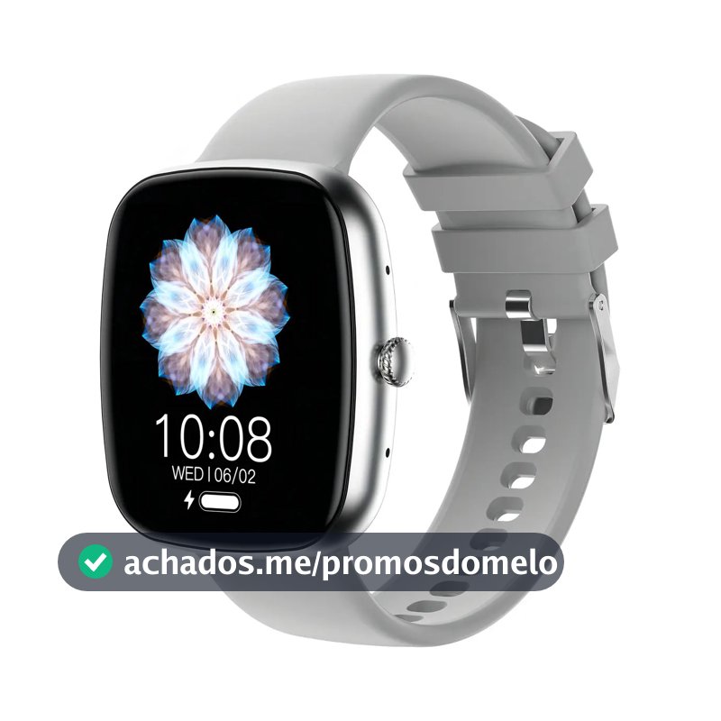 Smartwatch Bazik Prime S35 Ultra Max 47mm, Com Bluetooth e GPS Para Android e iOS