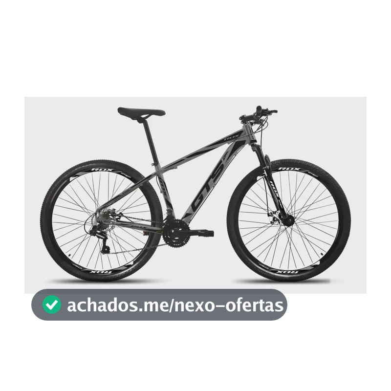 Bicicleta Aro 29 Gts Alumínio Rdx 24v Freio A Disco Cor Cinza/preto Tamanho Do Quadro 21