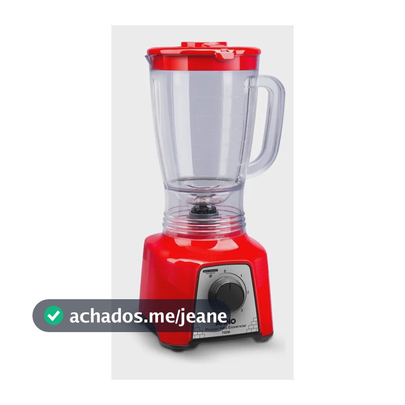 Liquidificador Arno Power Mix Essential Vermelho Lq18 | Arno