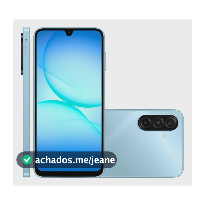 Smartphone Galaxy A17 Câmera Tripla 256 Gb 4g A175 Samsung Azul