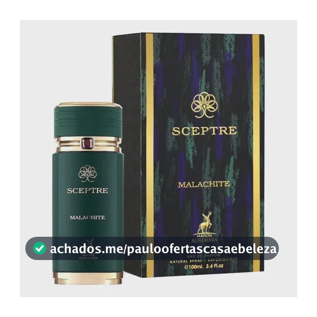 Perfume Arabe Sceptre Malachite Maison Alhambra