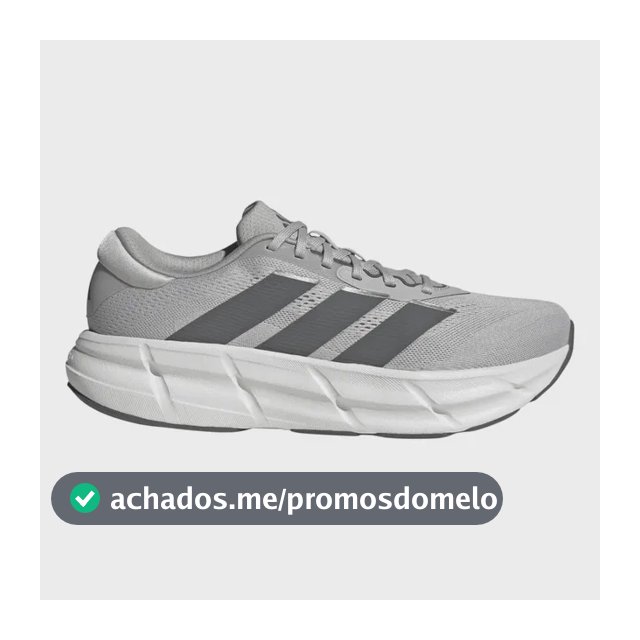 Tênis De Corrida Masculino Questar 4 adidas Cinza Liso 42 Br