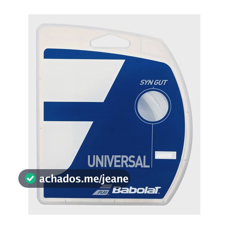 Corda Babolat Synthetic Gut Universal 17l 1.25mm Branca - 12m