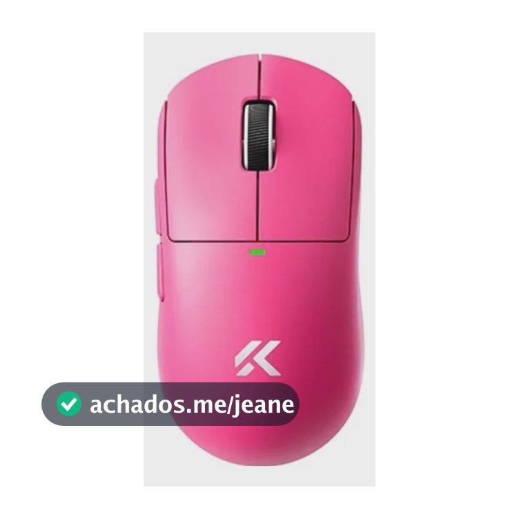 Mouse Gamer Mchose A5 V3 Ultra Sem Fio Paw3395 26k Dpi Rosa