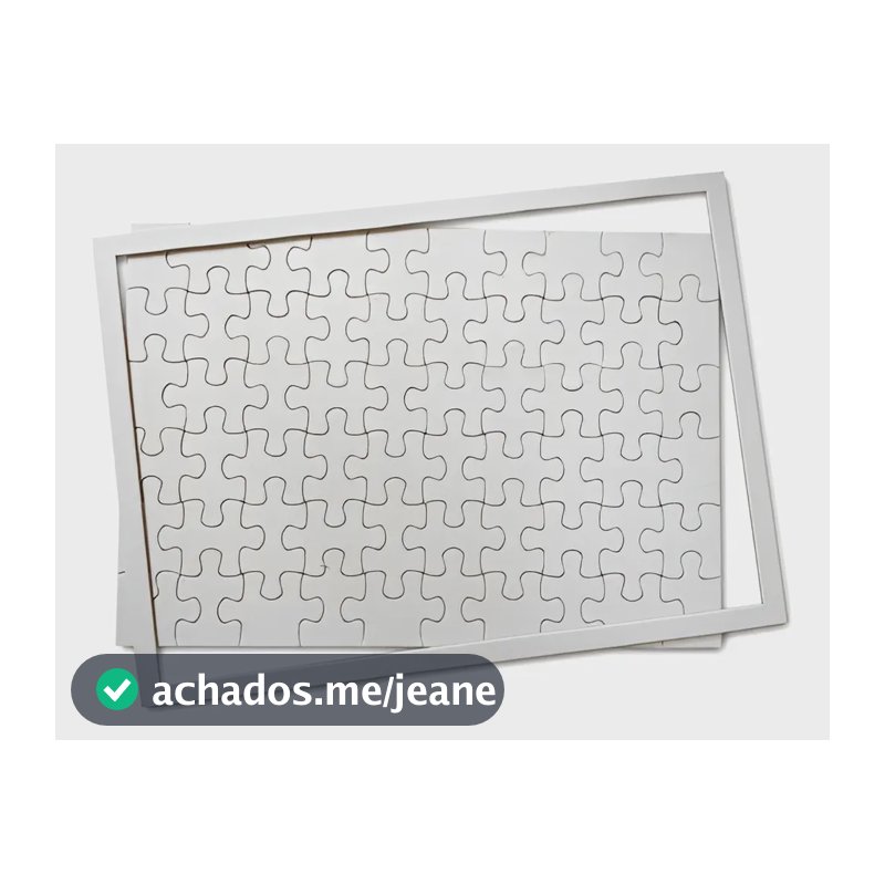 Quebra Cabeça Para Sublimação Em Branco - Pacote Com 10un