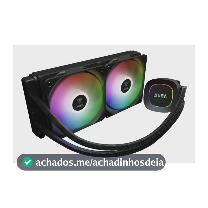 Water Cooler Gl240 Lite Aura Argb Preto Gamdias Preto