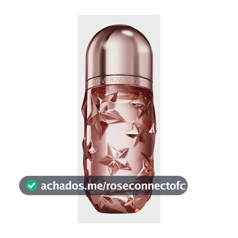 Perfume Feminino 212 VIP Rosé NY Rodeo Carolina Herrera Eau de Parfum 80ml - Floral Frutado - Edição Limitada