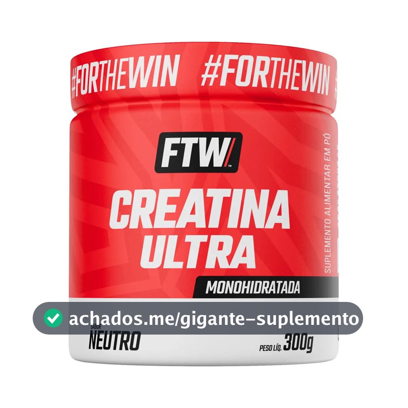 Creatina FTW em pó Sem sabor x 300g