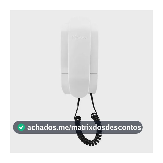 Extensão De Áudio Intelbras 1010 Ea Para Vídeo Porteiro Cor Branco