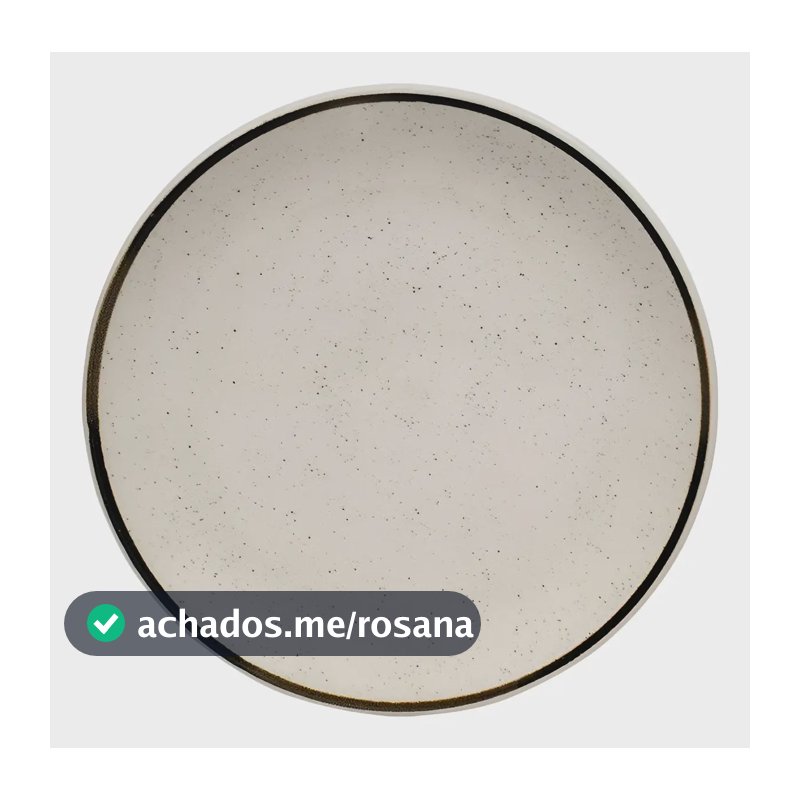 Jogo De 6 Pratos Sobremesa 20 Cm Unni Brisa Oxford