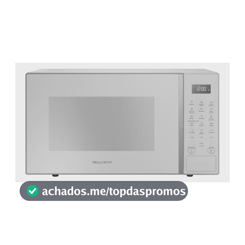 Micro-ondas Brastemp 32L Branco com Menu Gourmet - BMS46AB