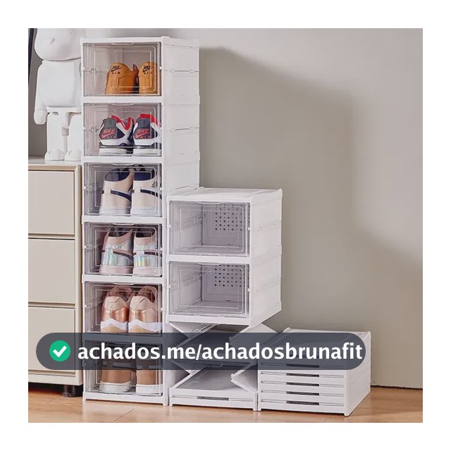 Sapateira Organizador Sapatos Empilhável Vertical 6 Andares