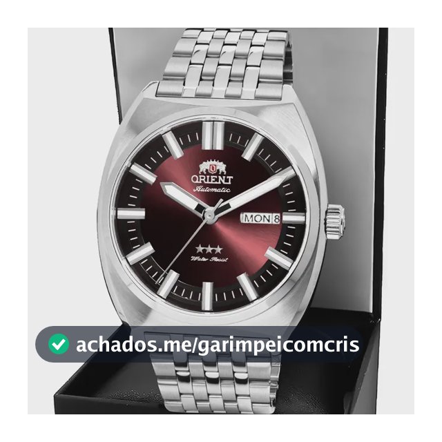 Relógio Orient Automático 3 Estrelas Vermelho YN6SS021W1SX