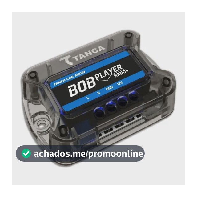 Receptor Bluetooth Tanca Bob Player Nano Som Automotivo