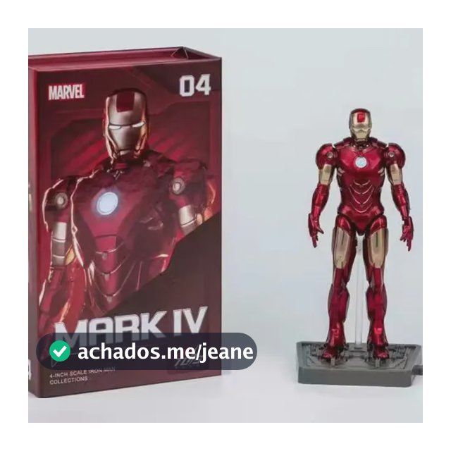 Boneco De Ação Marvel Iron Man Mark Iv 4 Em Modelo Colecioná