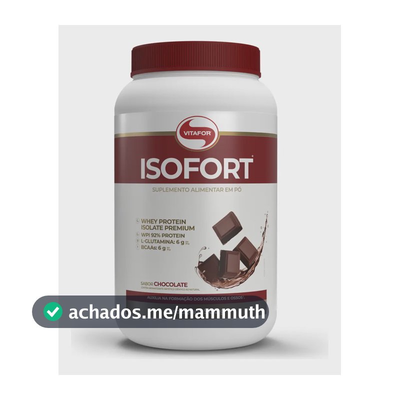 Isofort Chocolate 900g Vitafor Chocolate