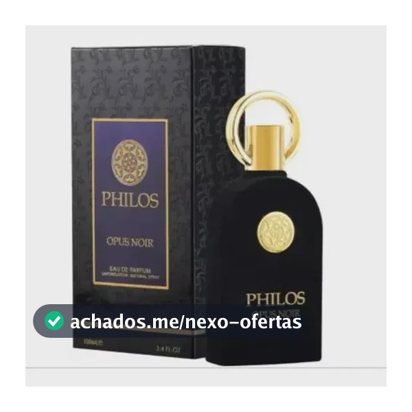 Perfume Philos Opus Noir Maison Alhambra Edp 100ml