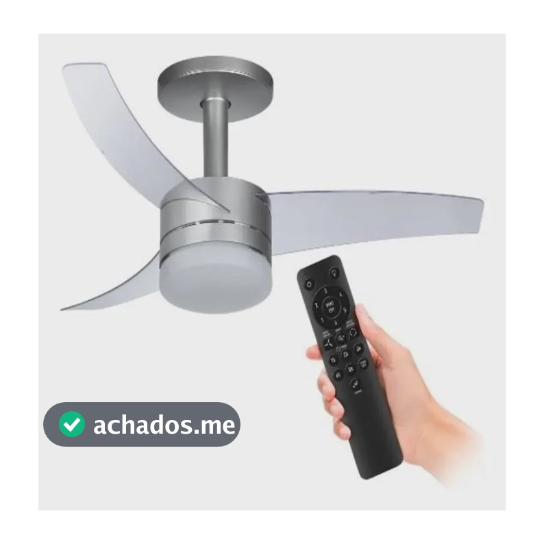 Ventilador De Teto Arno Ultimate Prata Vx15