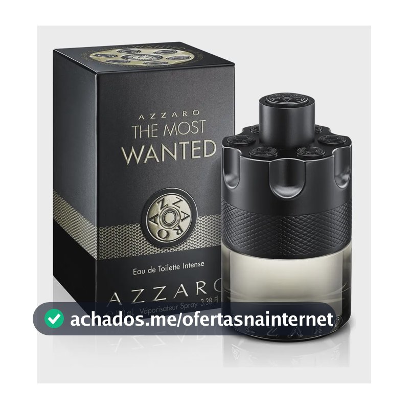 Fragrância Masculina Azzaro The Most Wanted Eau De Toilette Intense 100ml