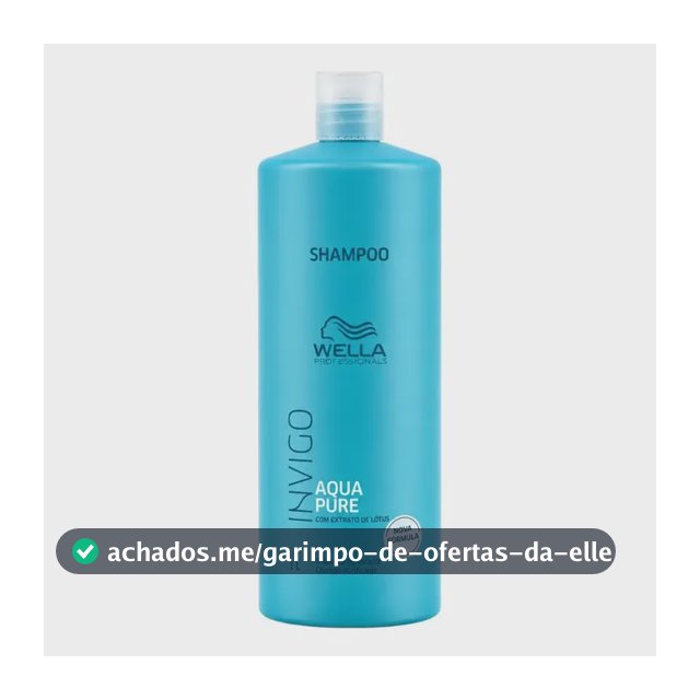 Shampoo Invigo Aqua Pure Wella Wella Profissionals 1l