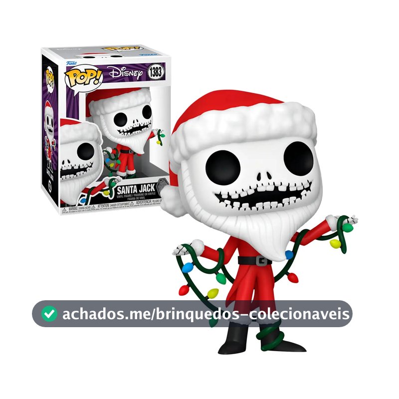 Pop! Funko Santa Jack #1383 | O Estranho Mundo De Jack