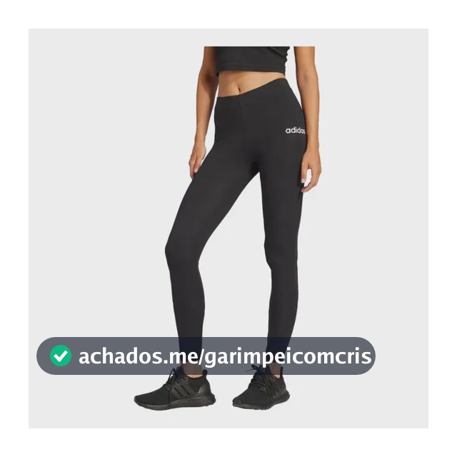 Legging Algodão Essentials Linear adidas