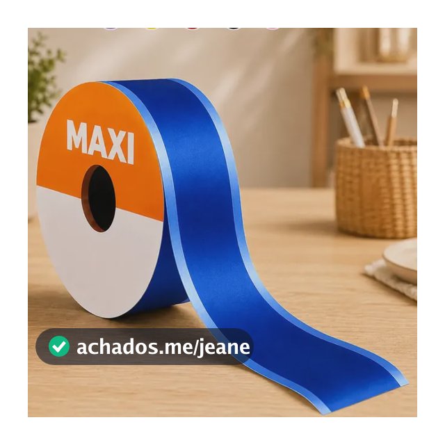 Fita Maxi Albano 3d 32x100m Laço Bola Decoração Varias Cores