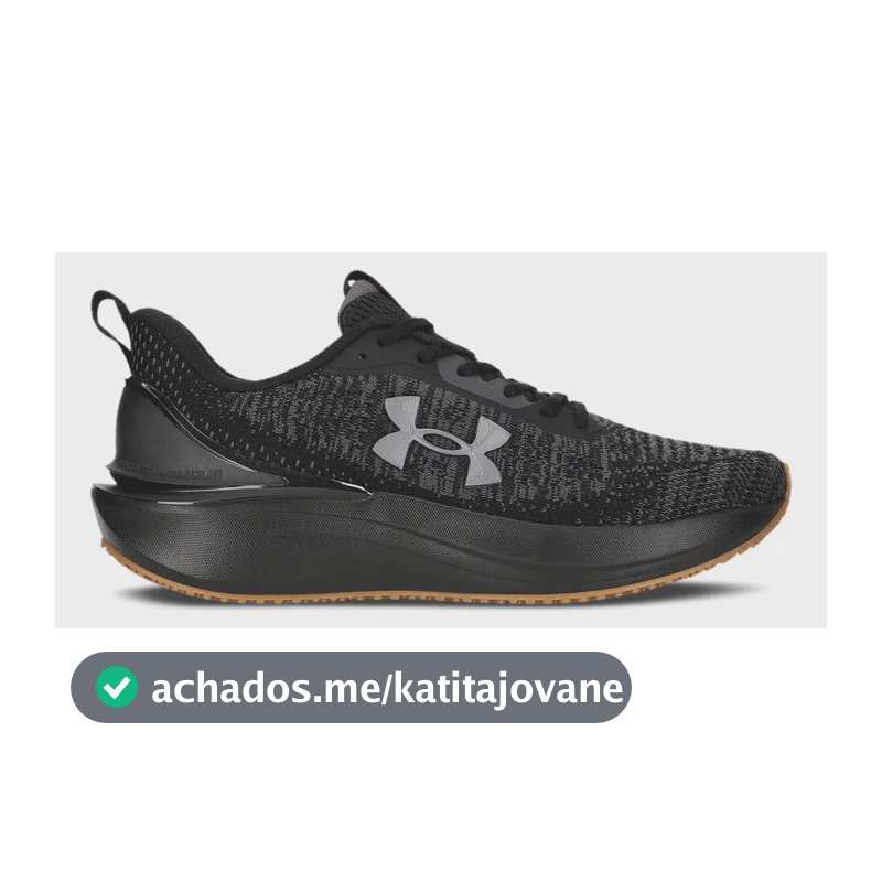 Tênis De Corrida Masculino Charged Skyline 4 Under Armour Preta Liso 42 Br
