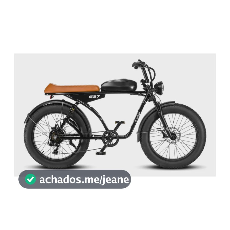 Bicicleta 24 Streetgo S27 Elétrica Tourney 7v Preto