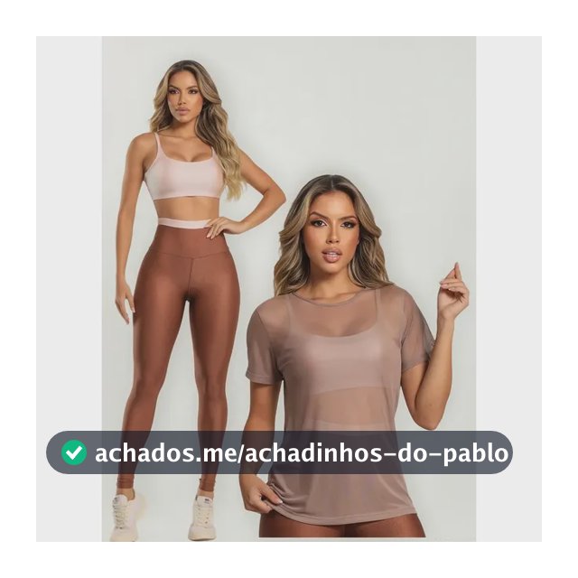 Kit Conjunto Cropped Legging + Blusa Fitness Academia K