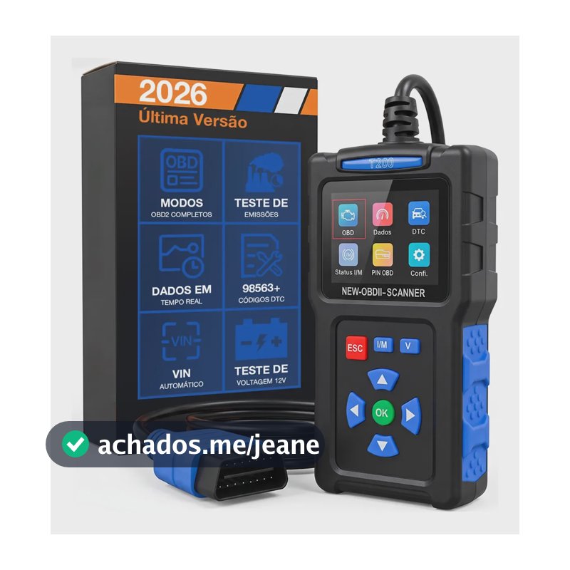 Scanner Obd2 Profissional Leitor De Falhas Apaga Luz Injeção