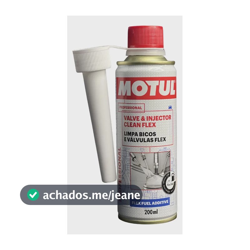 Motul Valve & Injector Cleaner Flex – Limpeza de Válvulas e Injetores Gasolina/Etanol 200ml