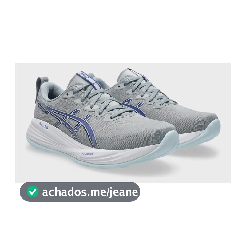 Tênis Asics Gel-cumulus 27 Masculino Cinza E Azul Escuro 43 Br