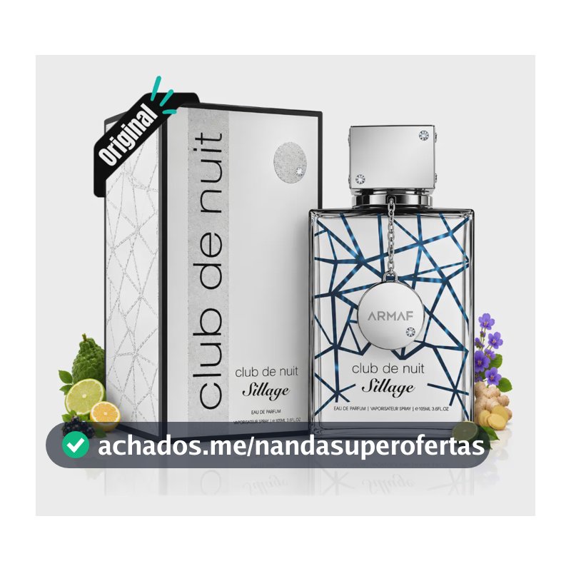 Perfume Árabe Armaf Club De Nuit Sillage Edp 105ml Masculino