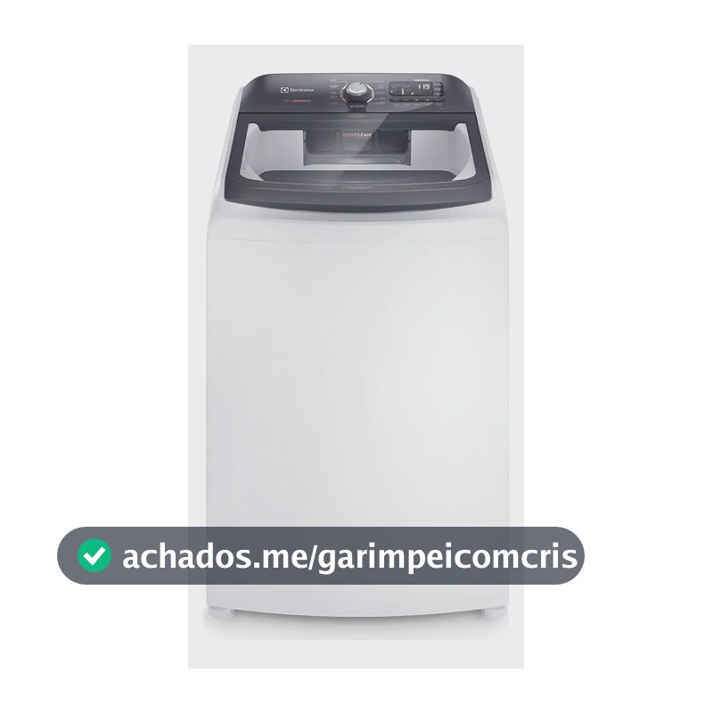 Máquina de Lavar 15kg Electrolux Premium Care com Cesto Inox, Jet&Clean e Time Control LEC15