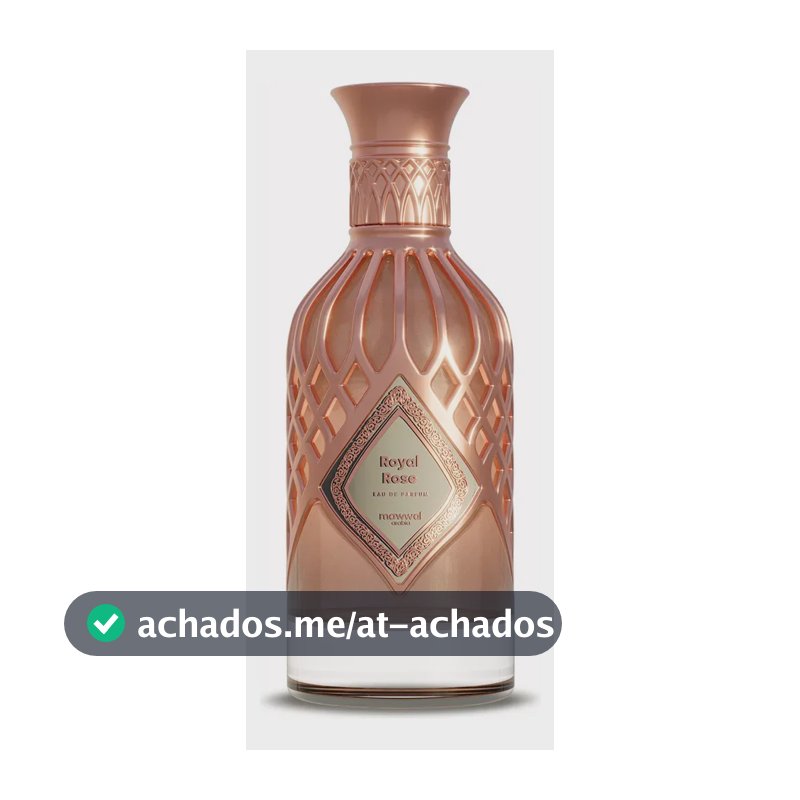 Perfume Árabe Mawwal Royal Rose 100ml Edp Unissex