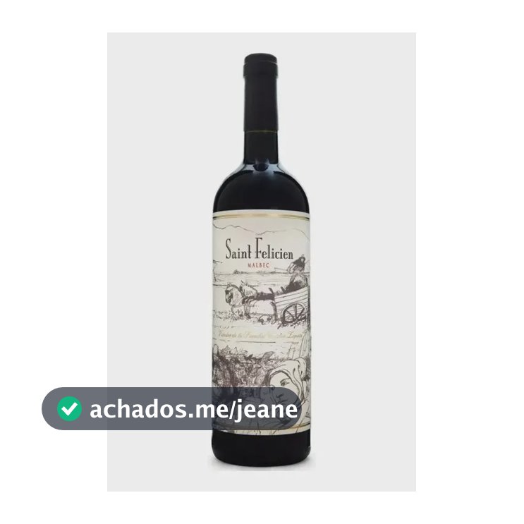 Vinho tinto Saint Felicien Malbec Catena Zapata 750ml