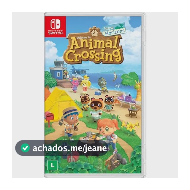 Jogo Animal Crossing New Horizons Switch Br Fisico