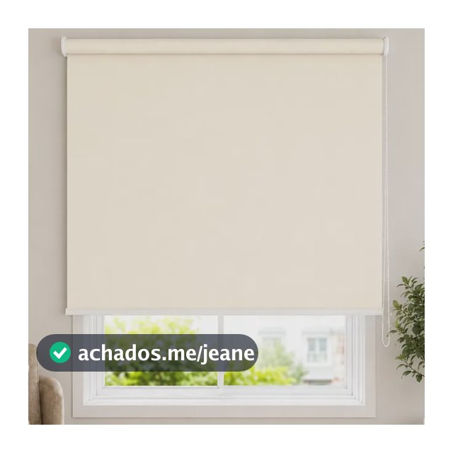 Cortina Rolo Blackout 1,50x1,50 Persiana Bege