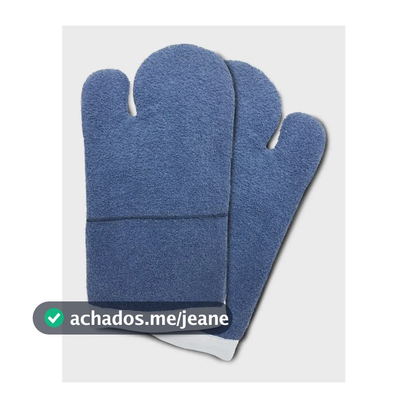 Luva Térmica Lamare Grafatex Alta Temperatura Até 500 Graus - 35cm Azul