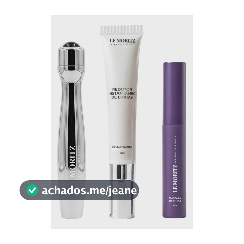 Kit Lifting E Firmeza Para Olhos Le Moritz 3 Itens