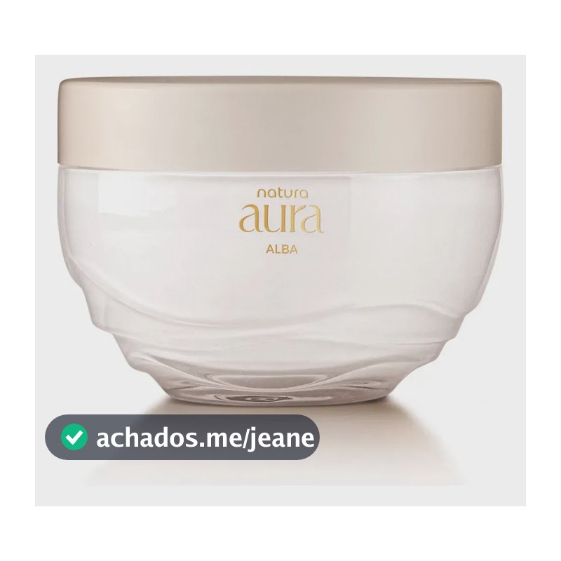 Natura Hidratante Aura Alba Creme Aveludado Corporal 200g